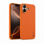 Bullzey Checkered Case Orange For i Phone Cylinder Vertical