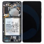 Display Pulled AB Grade Black For Samsung Galaxy S21