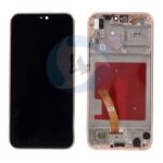 HUAWEI P20 Lite LCD touch frame roze