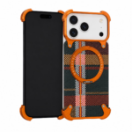 Hard Case Tartan Orange Ring For i Phone 18 Pro Max 17 Pro Max