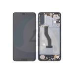 LCD Touch Frame Black OEM For Huawei P20 Pro CLT L29 C