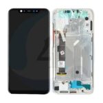 LCD Touch Frame White For Xiaomi Mi 8