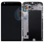LG G5 LCD touch frame zwart