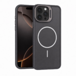 Magnetic Matte Case With Camera Protection Black For Samsung Galaxy A07