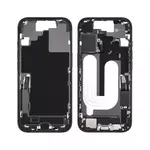 Mid Frame Housing W Charging Port Flex Small Parts For i Phone 17 US Version Used OEM Pull Grade B Black Copy