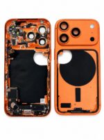 Middle Frame With Small Parts Pulled Grade A B Orange For i Phone 17 Pro Max