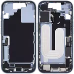 Middle Frame With Small Parts Pulled Grade A Blue For i Phone 17