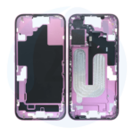 Middle Frame With Small Parts Pulled Grade A Pink For i Phone 16