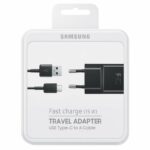 Samsung Fast Charger 2 0m Ah 15 W inc USB Data Cable Type C Black