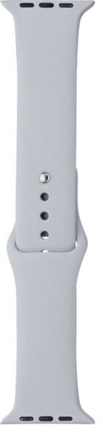 Soft Silicone Wristband Light Gray For Apple Watch