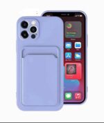 TPU Backcover Case With Card holder PURPLE
