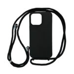 TPU Case With Cord for i Phone 13 13 Pro 13 Pro Max 14 14 Pro en 14 Pro Max BLACK