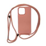 TPU Case With Cord for i Phone 13 13 Pro 13 Pro Max 14 14 Pro en 14 Pro Max PINK