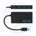 USB C Male to 4x USB A 3 0 Female Hub