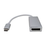 USB C to Display Port adapter Silver