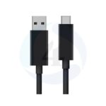 USB To USB C Cable Black 1 M