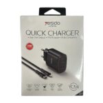 YESIDO Quick Charger 30 W Black YC52