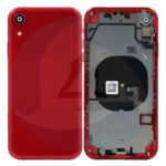 For Apple i Phone XR Batterij cover housing compleet red
