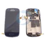 Samsung galaxy s3 mini i8190 front cover lcd display blue