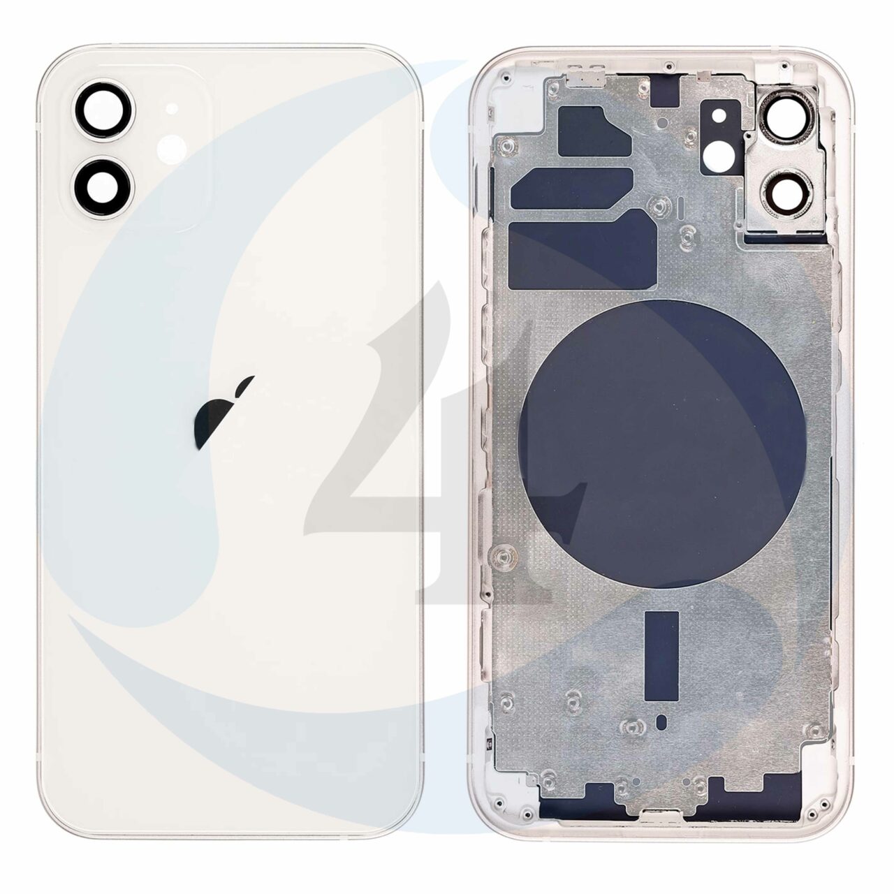 21437 replacement for iphone 12 rear housing with frame white 1