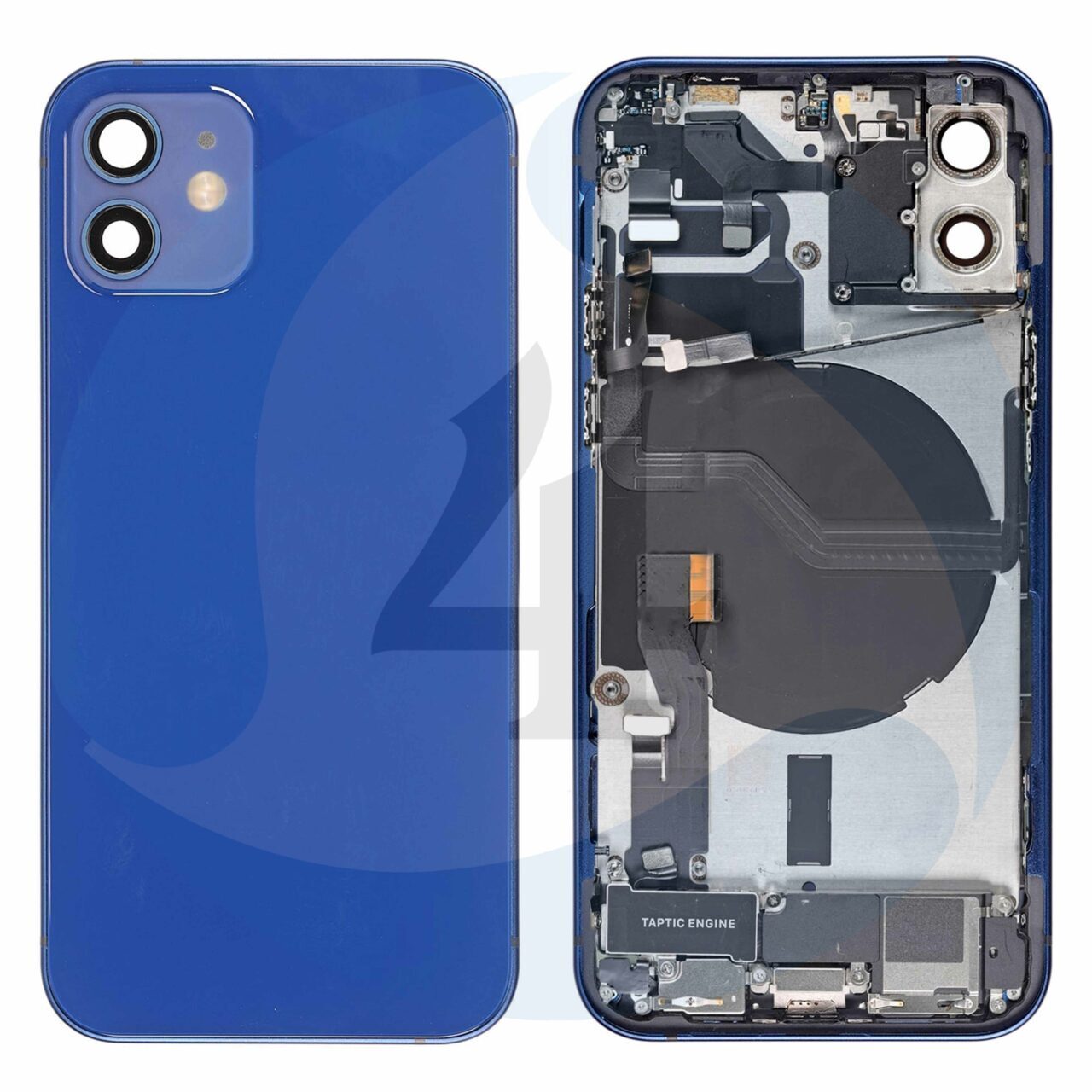 21794 replacement for iphone 12 back cover full assembly blue 1