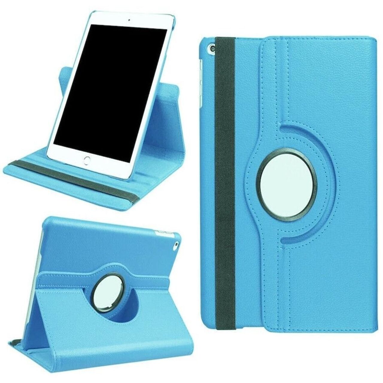 360 rotating case blue