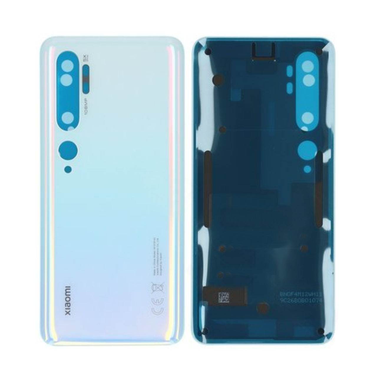 550500003 B1 L Backcover white For Xiaomi Mi Note 10 M1910 F4 G Note 10 Pro M1910 F4 S