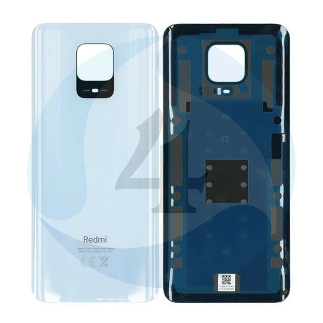 55050000751 Q Backcover batterij white For Xiaomi Redmi Note 9 Pro M2003 J6 B2 G