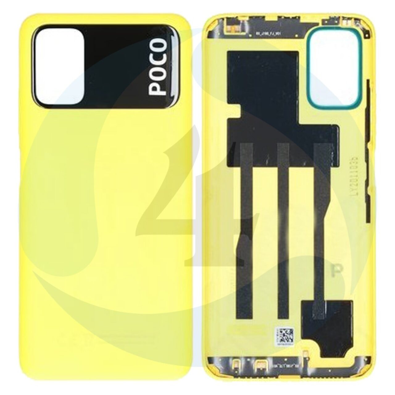 55050000 QL9 X batterijcover Backcover Service Pack Yellow For Xiaomi Poco M3 M2010 J19 CG