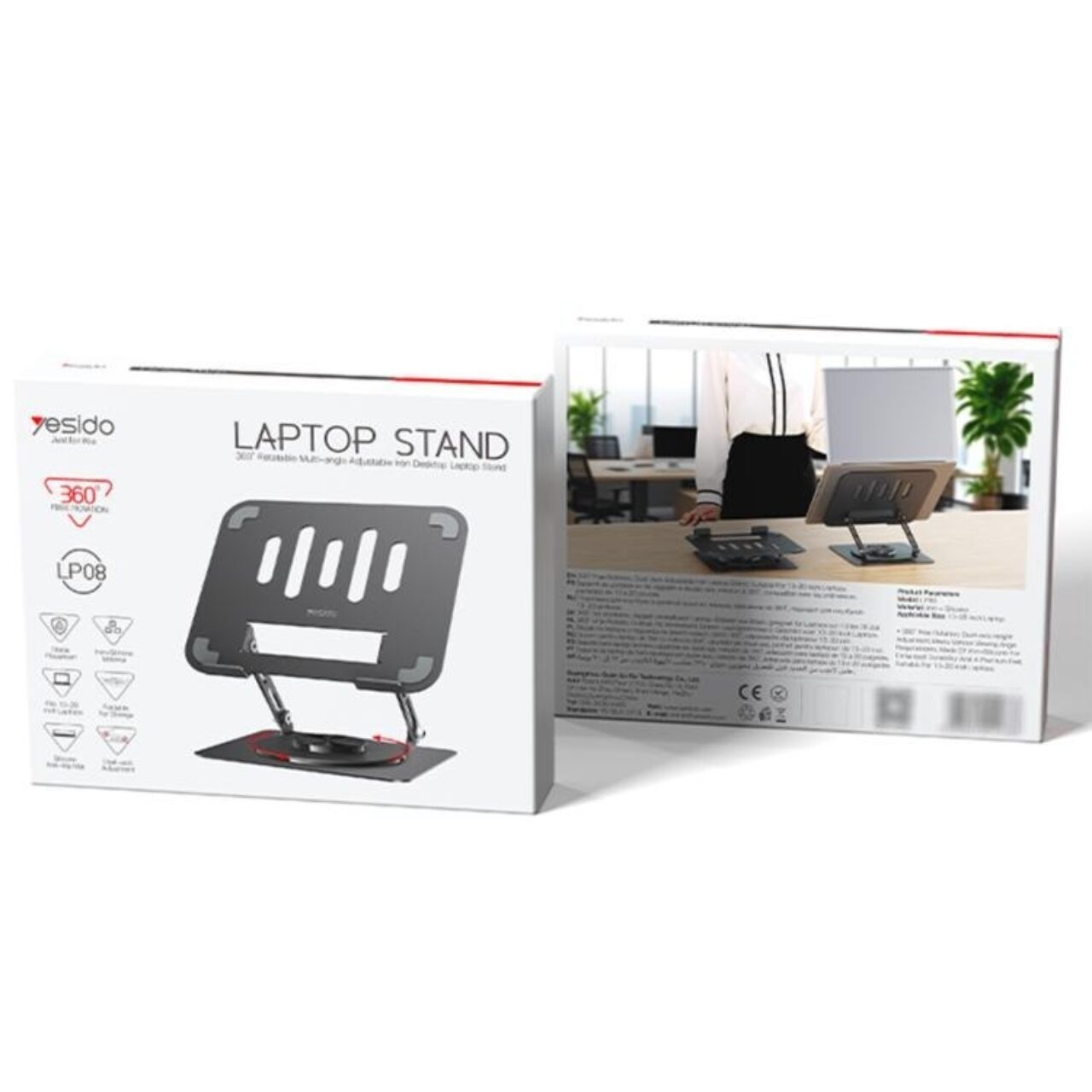 Aluminum Adjustable Stand Tablet Holder Yesido LP0888
