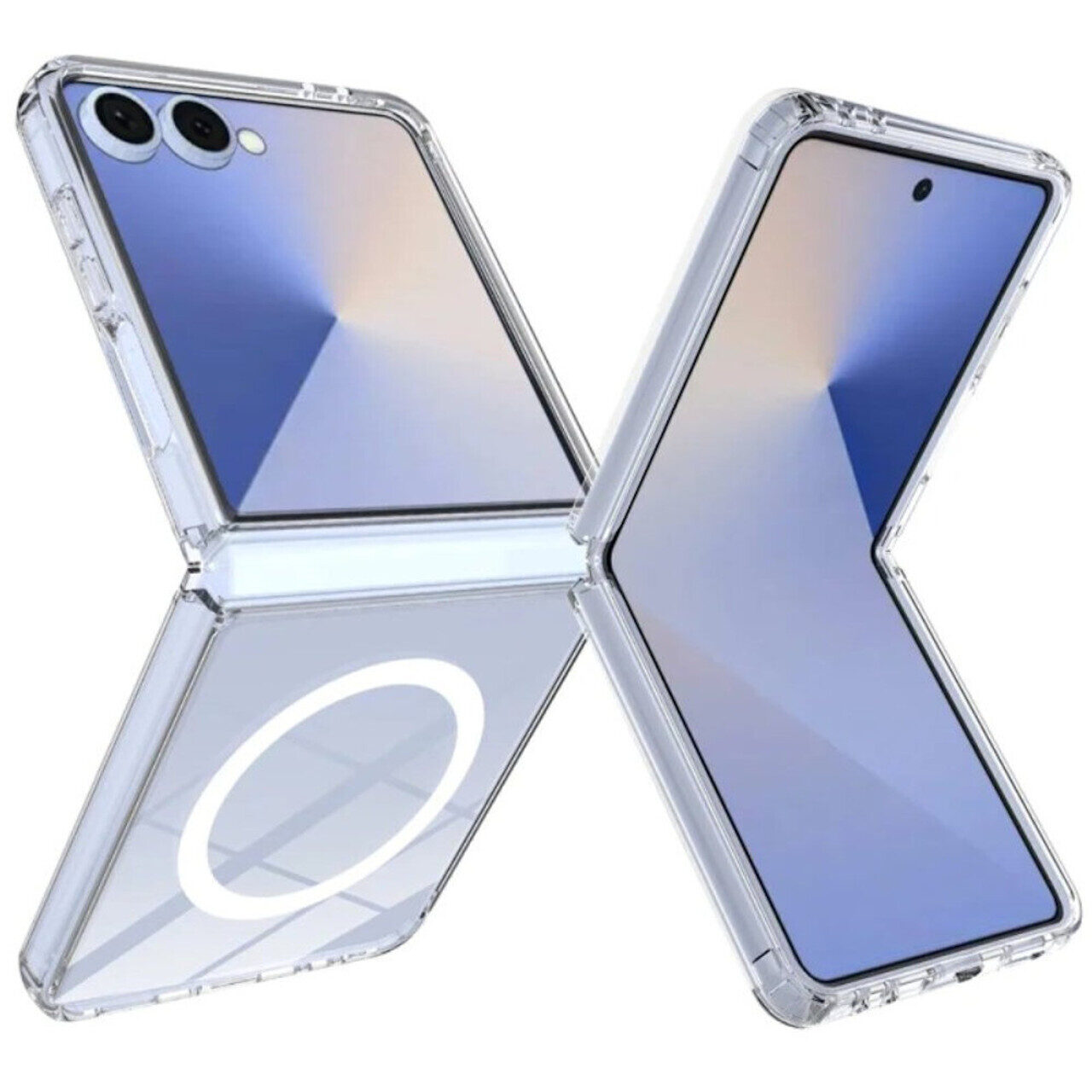 Anti Burst Case Transparant For Samsung Galaxy Z Flip7