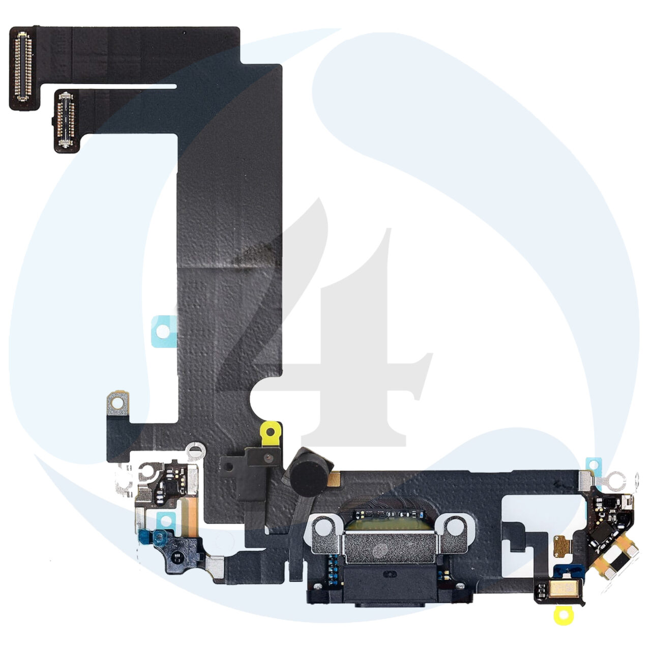 Apple replacement for iphone 12 mini usb charging flex cable black 1