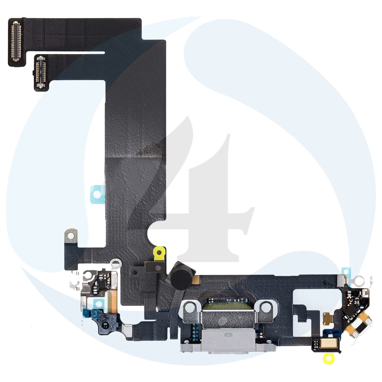 Apple replacement for iphone 12 mini usb charging flex cable white 1