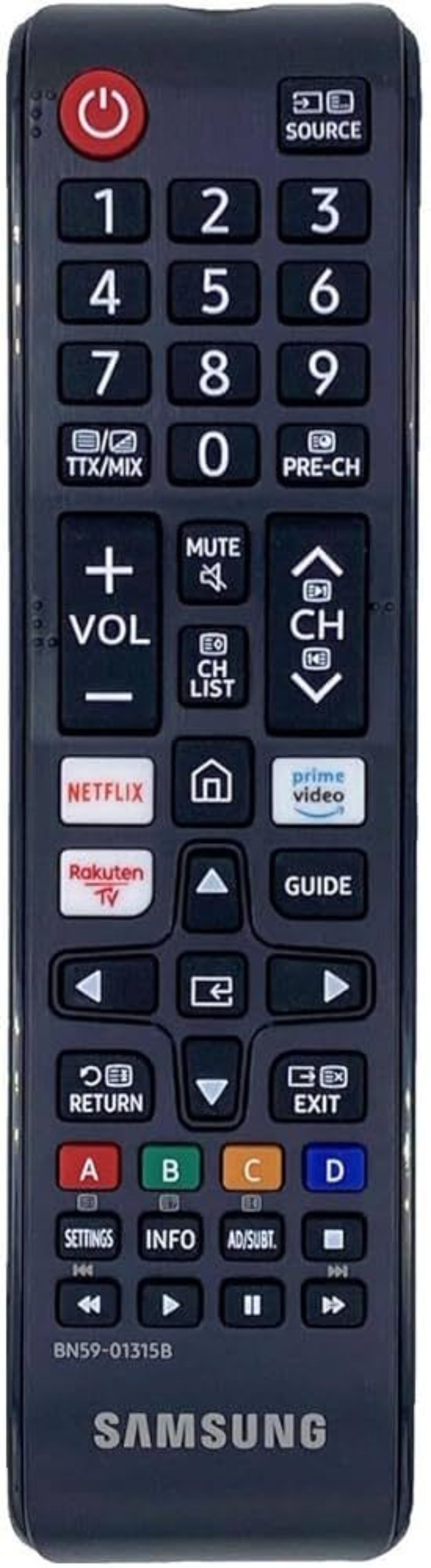 BN59 01315 B Samsung remote control