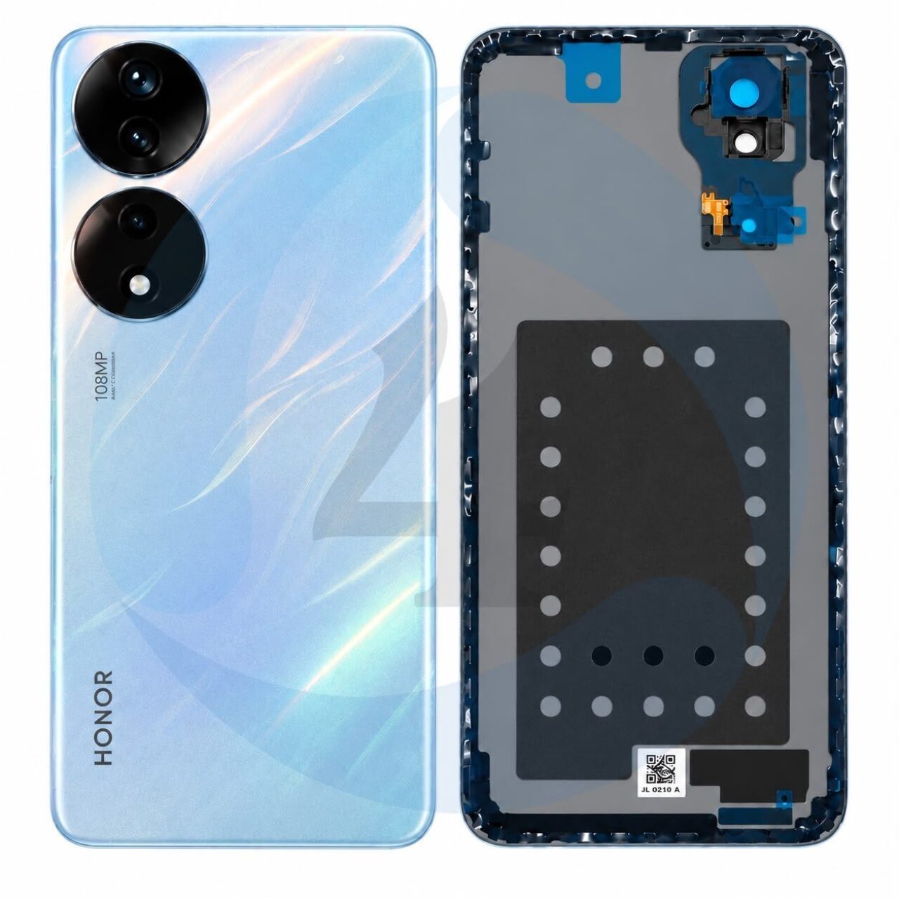 Backcover Black For Honor X8 4 G
