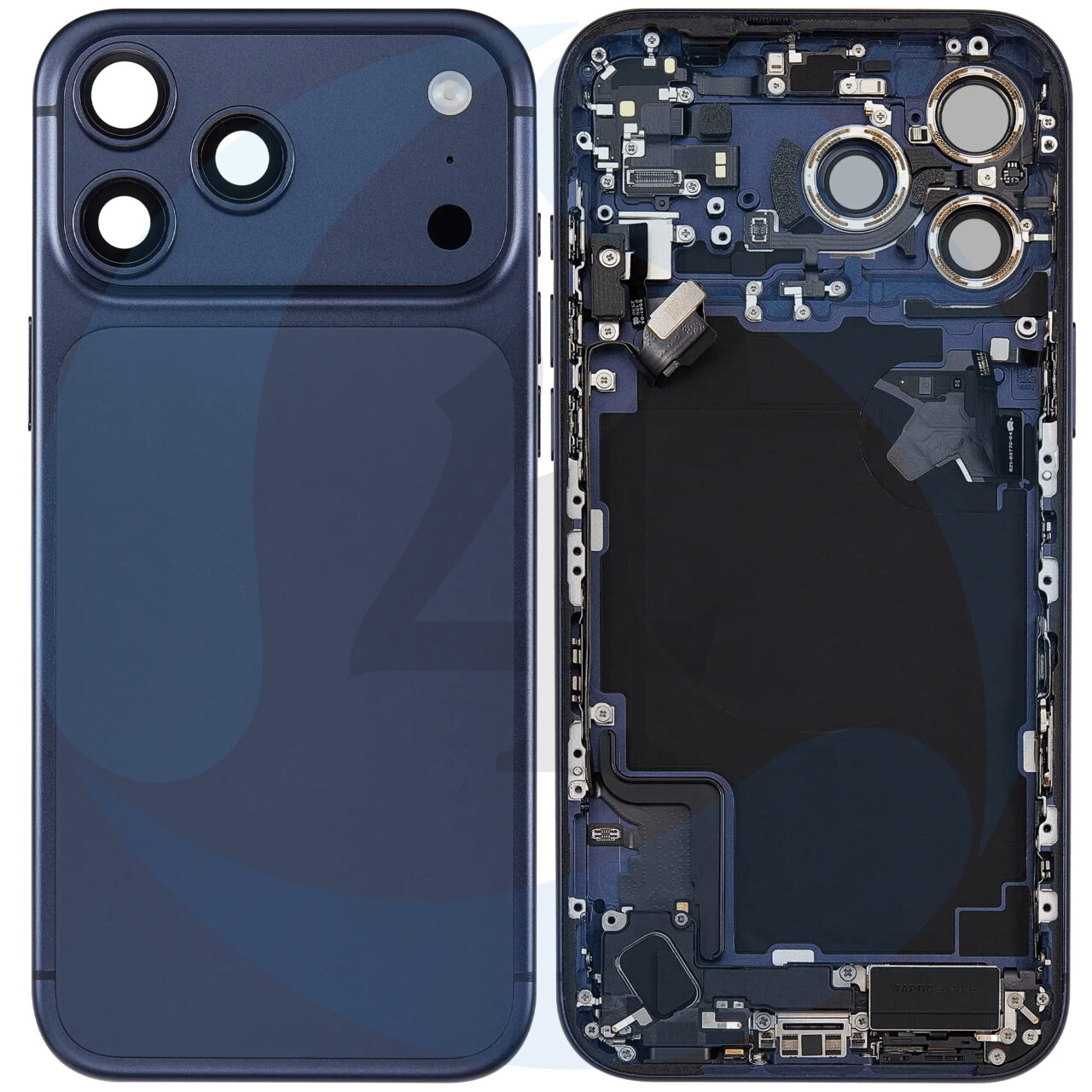 Backcover Frame Pulled Blue For i Phone 17 Pro 17 Pro Max
