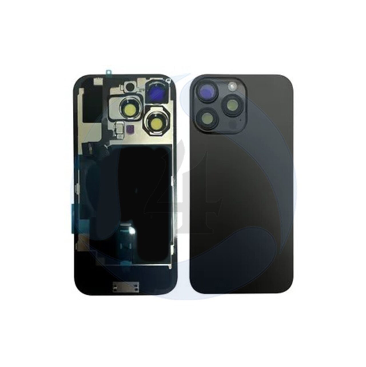 Backcover Glass Used Black For i Phone 16 Pro