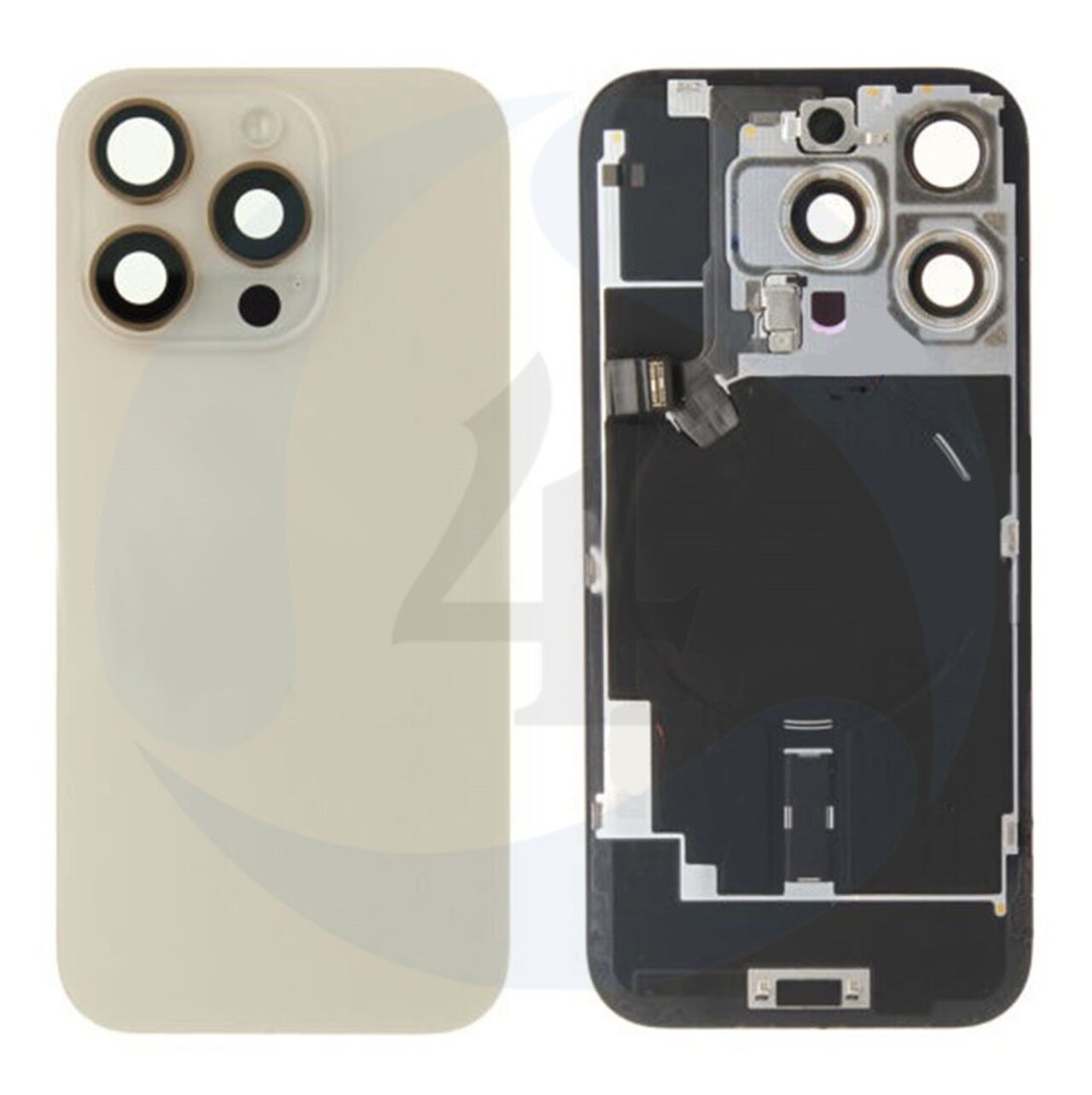 Backcover Glass Used Natural For i Phone 16 Pro