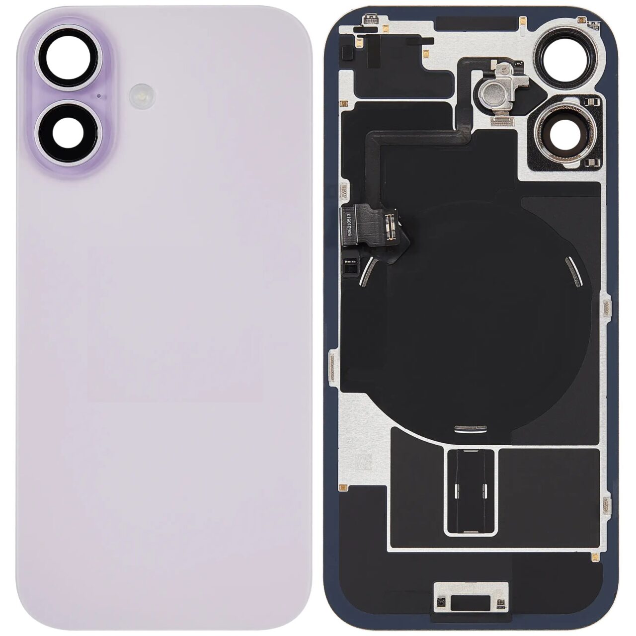 Backcover Glass With Small Parts Used OEM Pulled Grade A Pulled Pink For i Phone 17