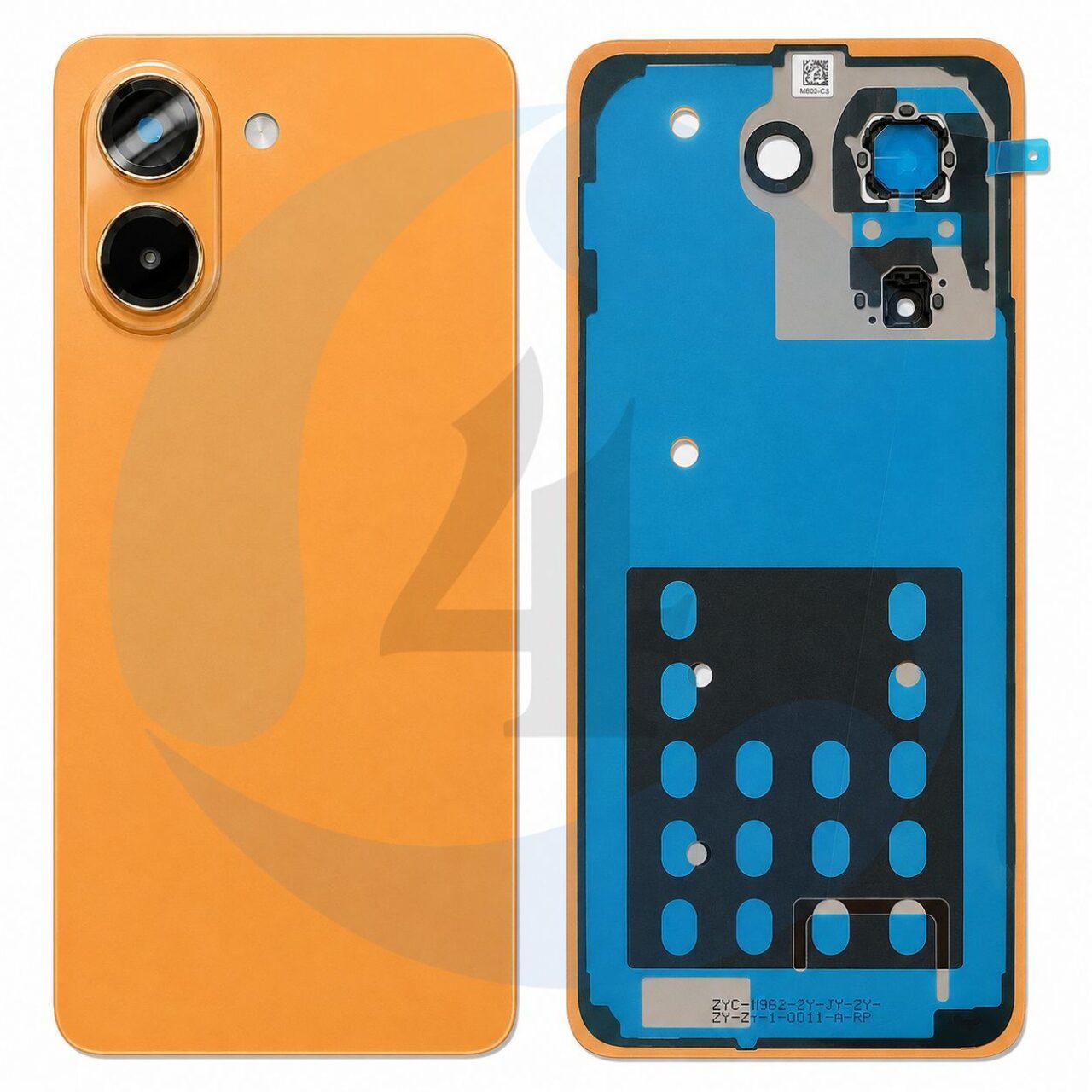 Backcover Orange For Honor X7e