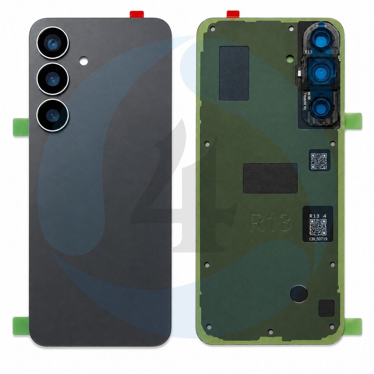Backcover Pulled Jetblack For Samsung Galaxy S25 FE