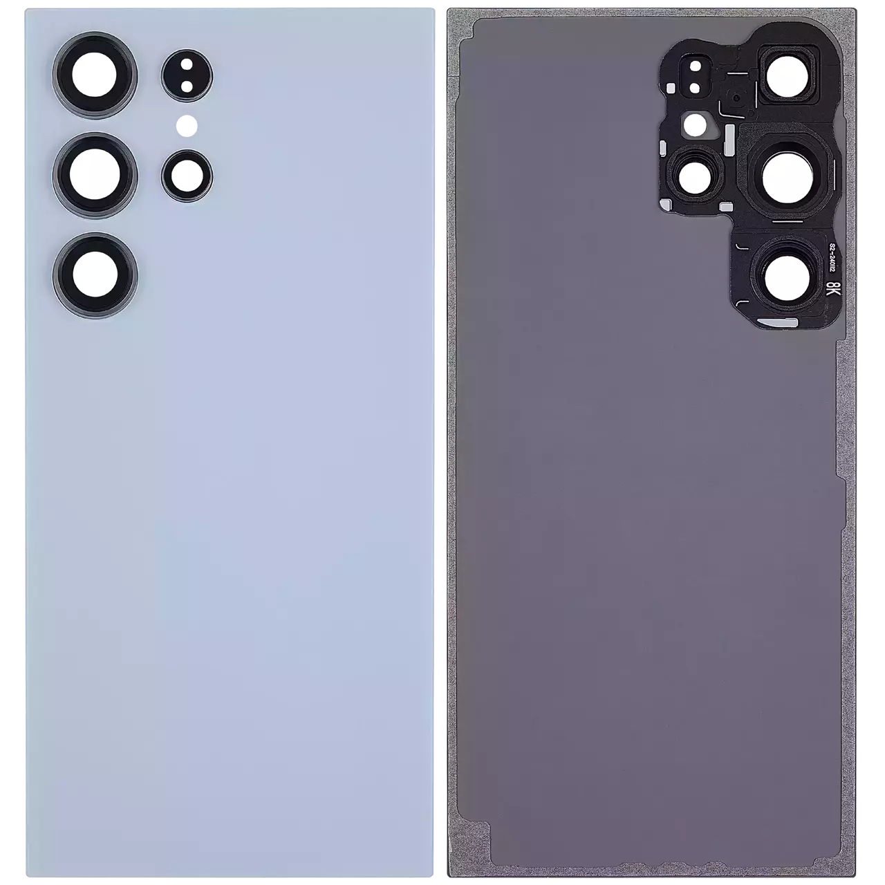 Backcover Pulled Titanium Blue For Samsung Galaxy S24 Ultra
