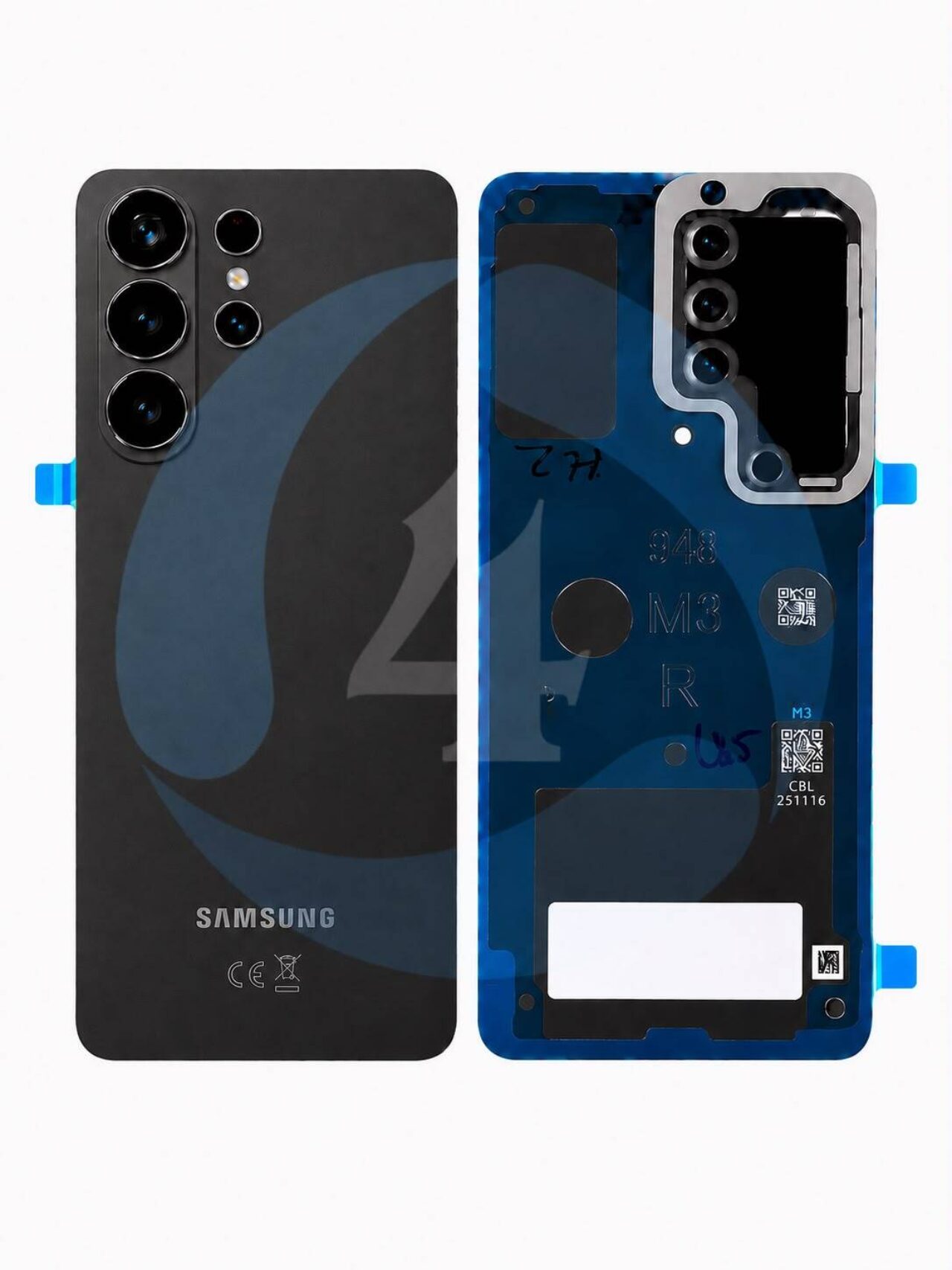 Backcover Service Pack Black Samsung Galaxy S26 Ultra