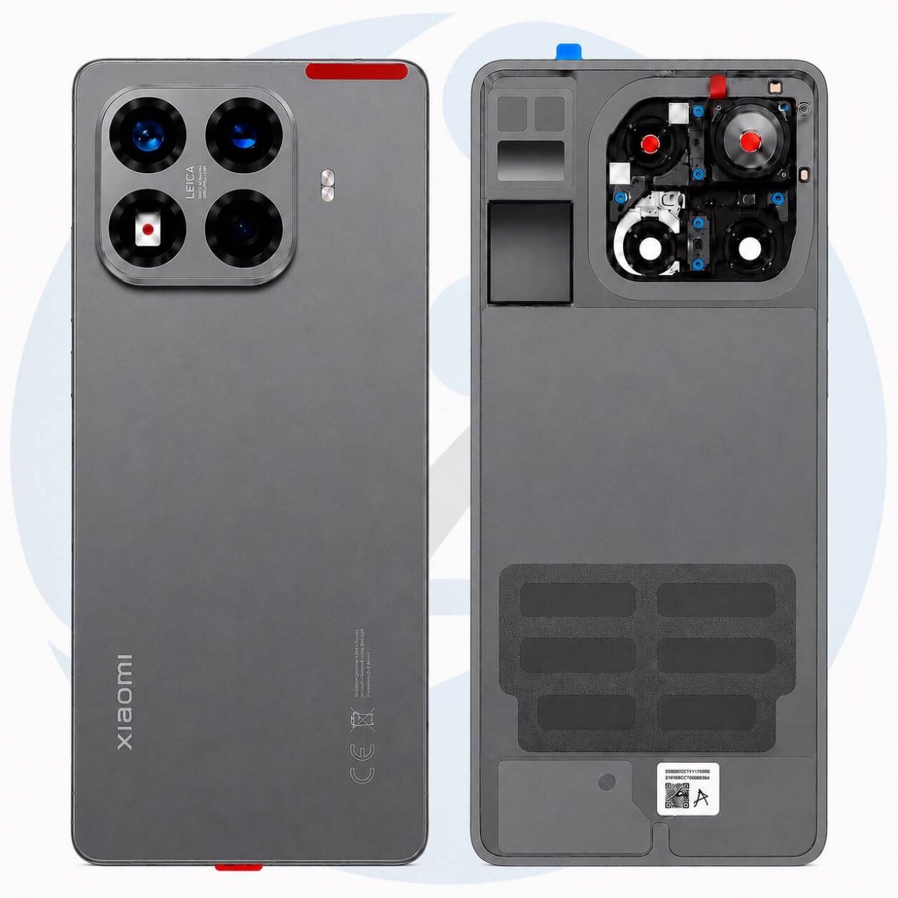 Backcover Service Pack Gray Xiaomi 15 T Pro