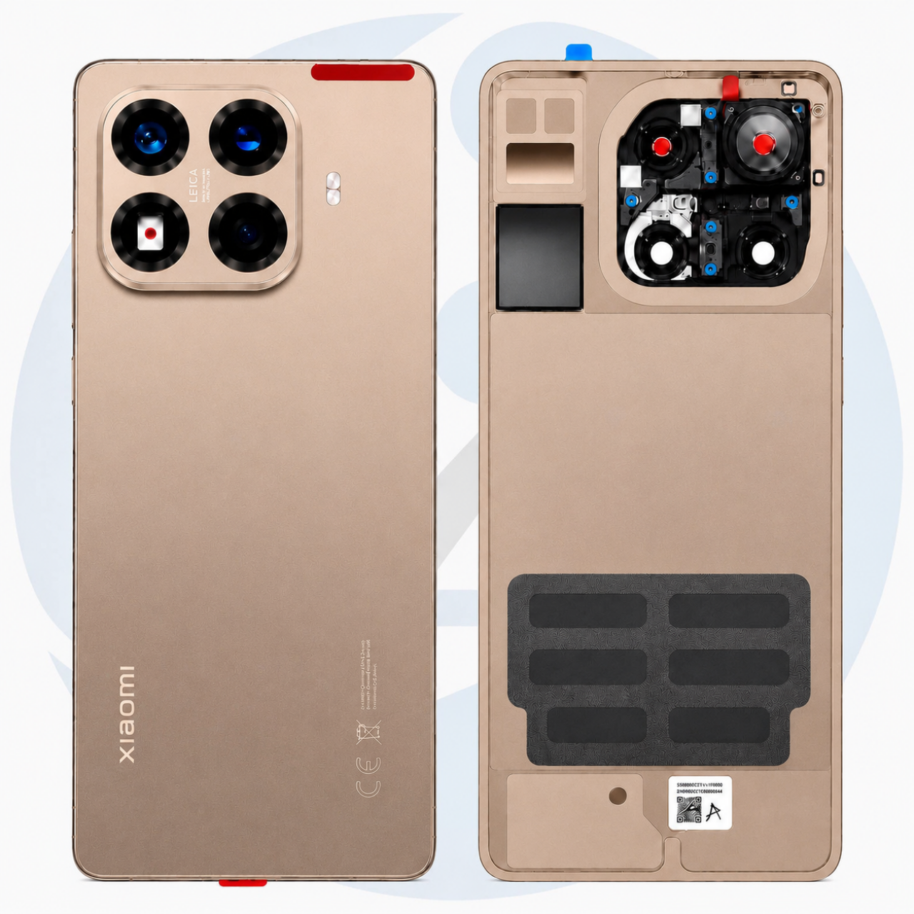 Backcover Service Pack Mocha Gold Xiaomi 15 T Pro