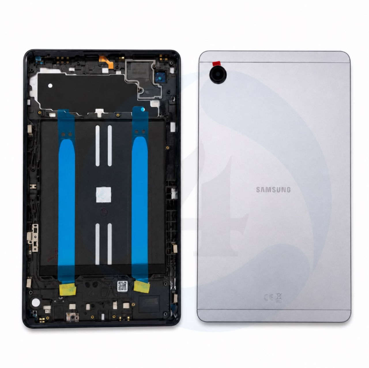 Backcover Service Pack Silver Samsung Galaxy Tab A11 LTE SM X135
