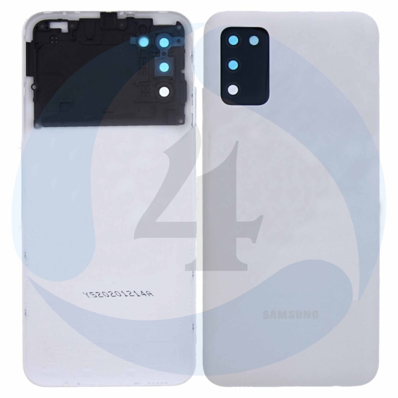 Backcover White For Samsung Galaxy A02s SM A025
