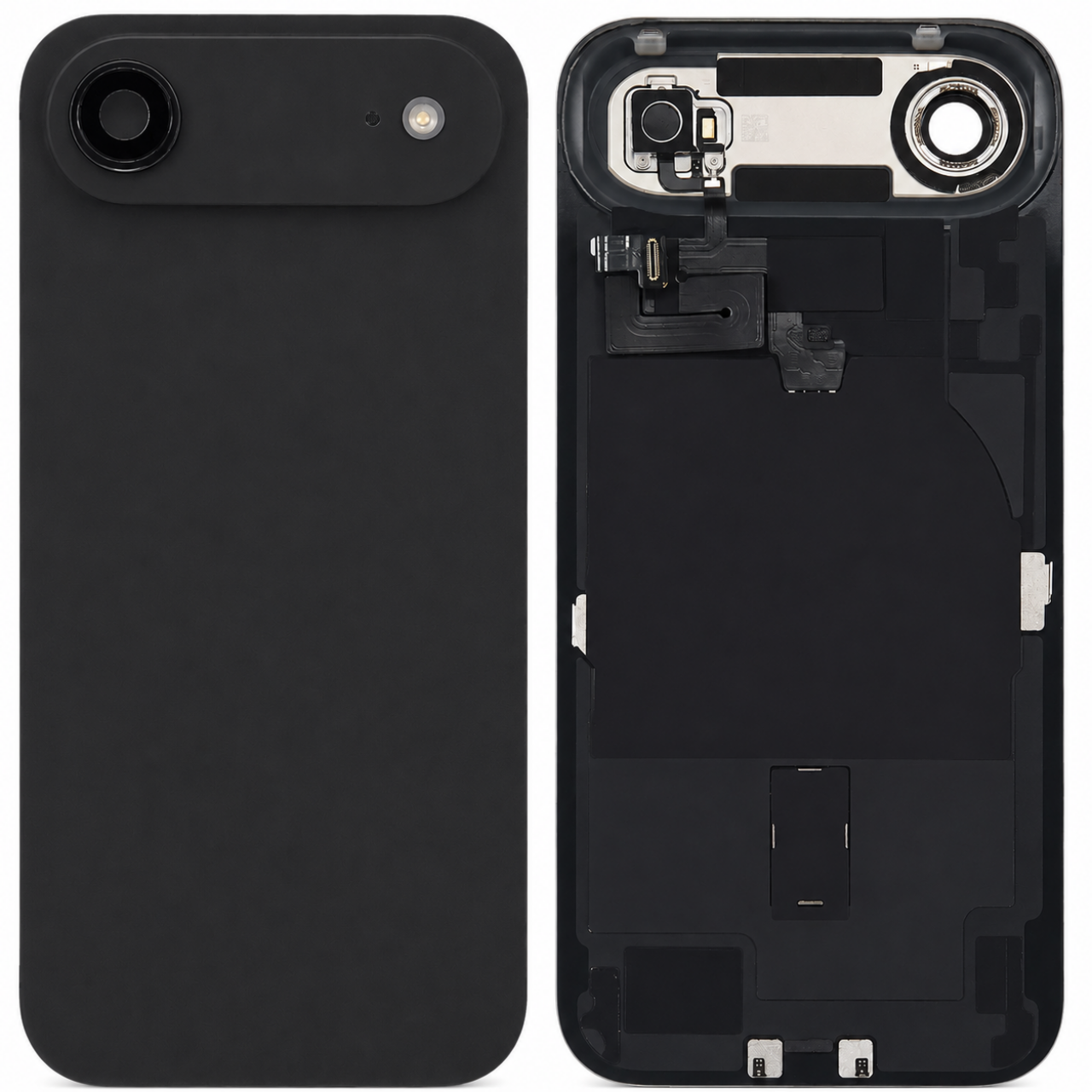 Backcover With Small Parts Pulled Grade A Space Black For i Phone 17 Air