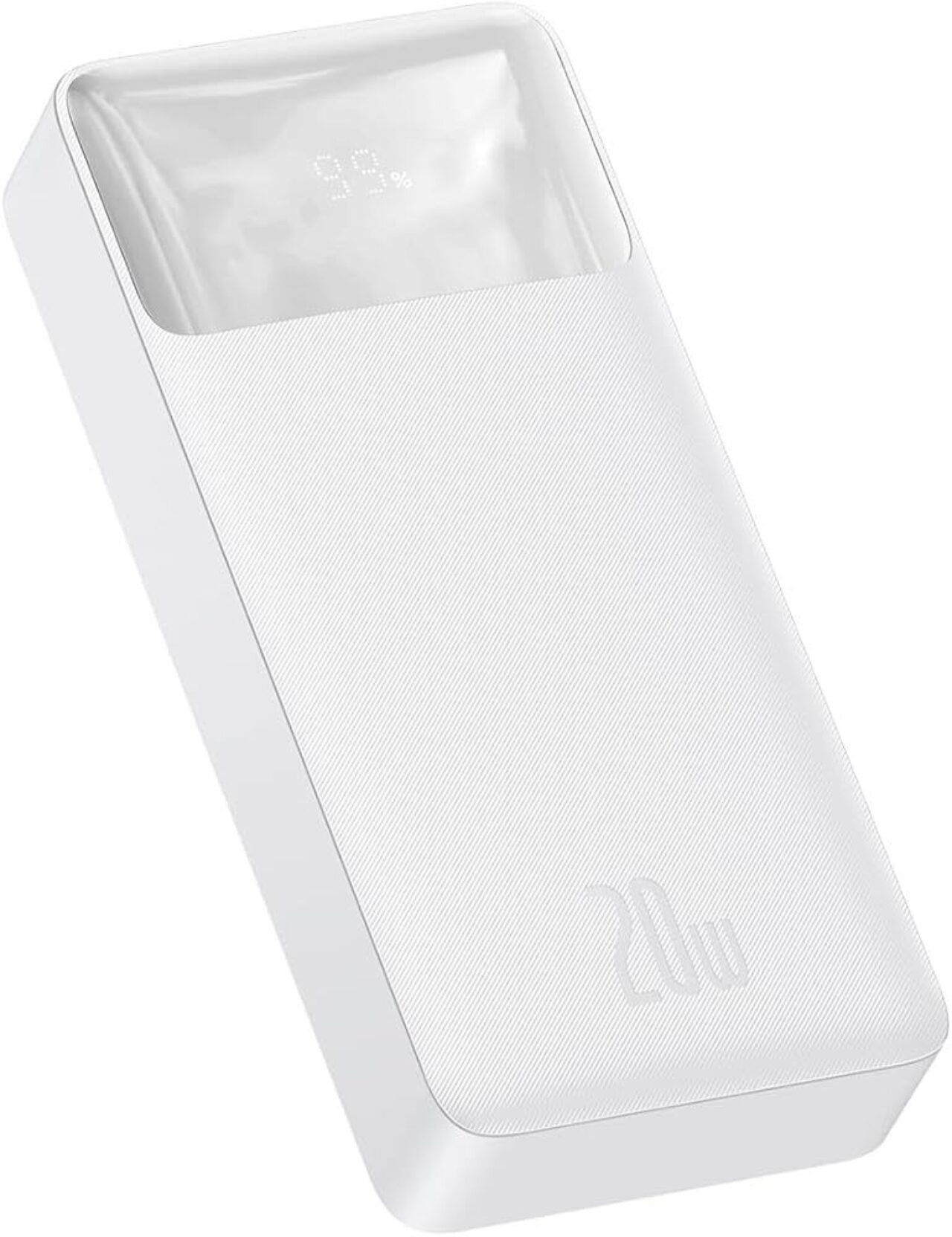 Baseus Power Bank 20000 m Ah 20 W Bipow Digital Display White