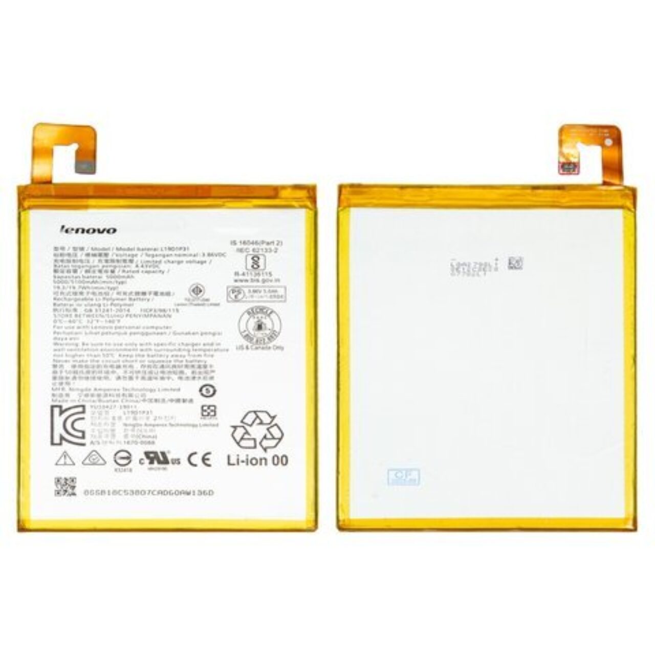 Battery L19 D1 P31 For Lenovo Tab M9 TB310 FU